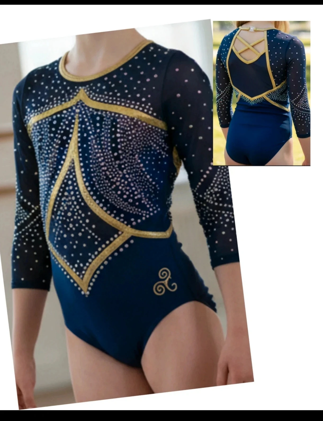 Taille S justaucorps gymnastique terre de gymnaste ( correspond a un 14 ans )